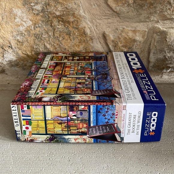Eurographics The Greatest Bookstore in the World 1000 piece puzzle Complete - Picture 7 of 7